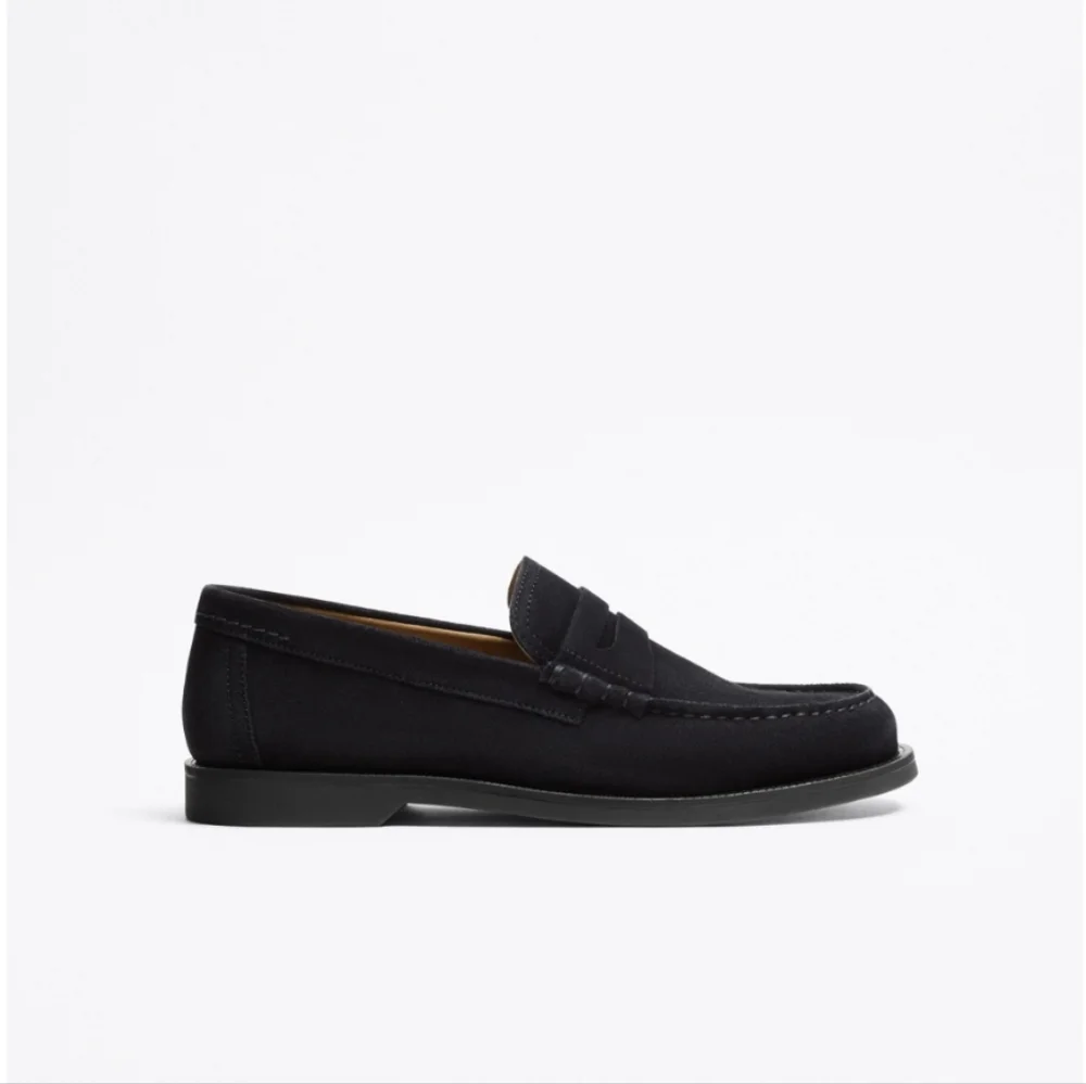 ❌️SOLD❌️ZARA SUEDE PENNY LOAFERS SIZE 10 - Picture 2 of 11